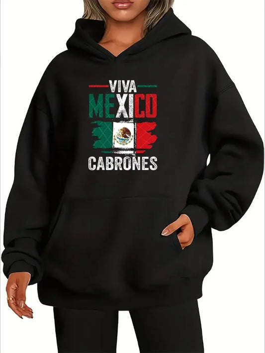 VIVA MEXICO Flag Hoodie