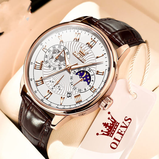 Men's Luminous Multifunctional Business Quartz Watch