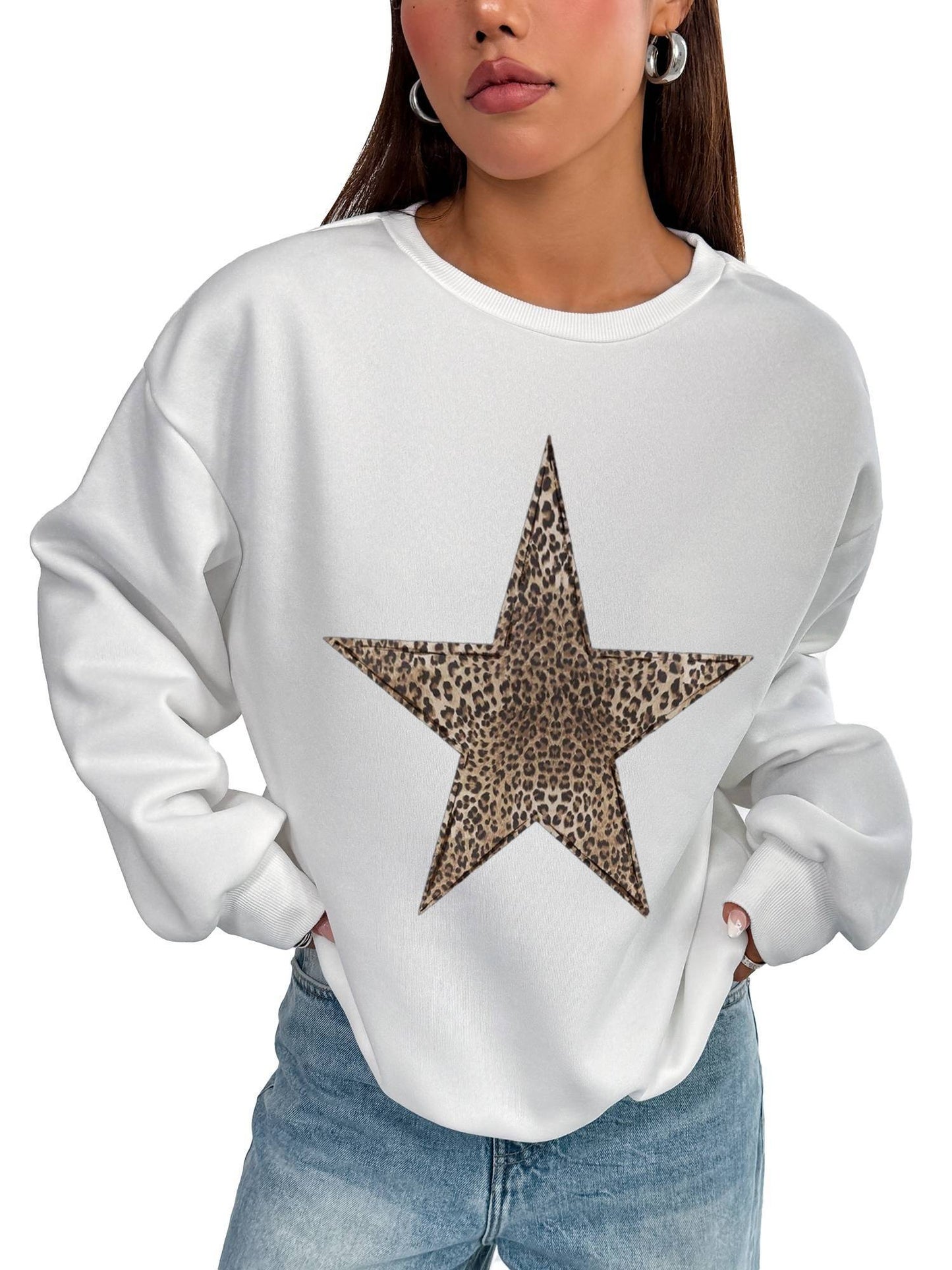 Leopard Star Women's Top