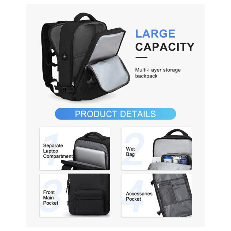 Large Capacity Travel Backpack Laptop Backpack