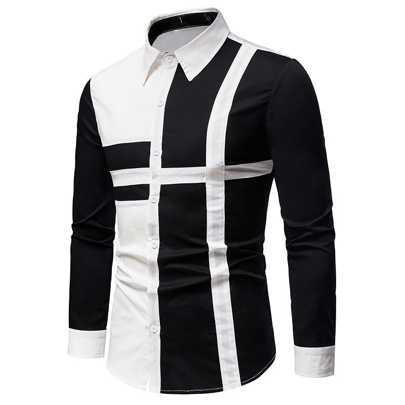 Men's European Style Long Sleeve Shirt