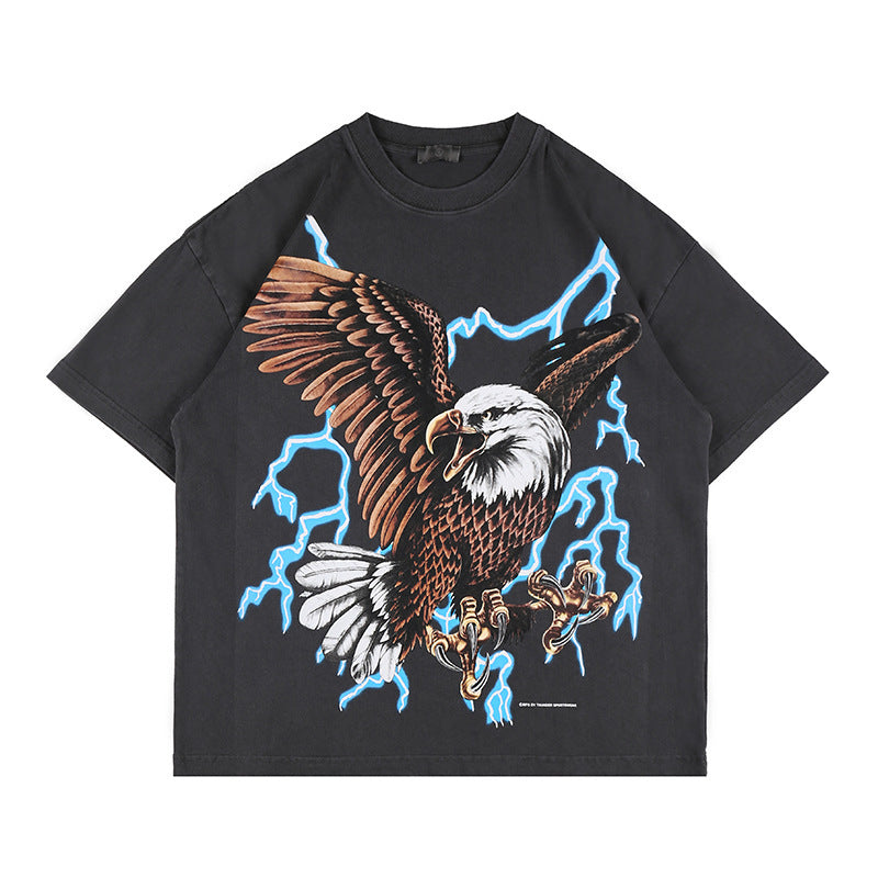 American Lightning Eagle Oversize Short Sleeve Shirt