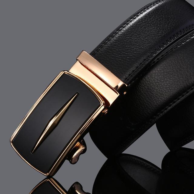 Men's Belt Multiple Style Options Automatic Buckle Business Trouser Belt