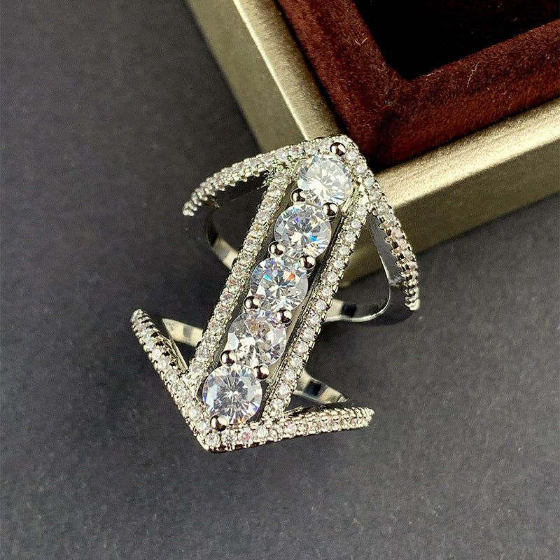 Geometric Pattern Ring