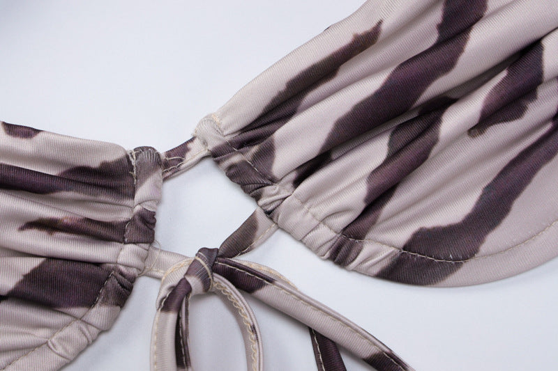 Long-sleeved Top Slim Skirt Set