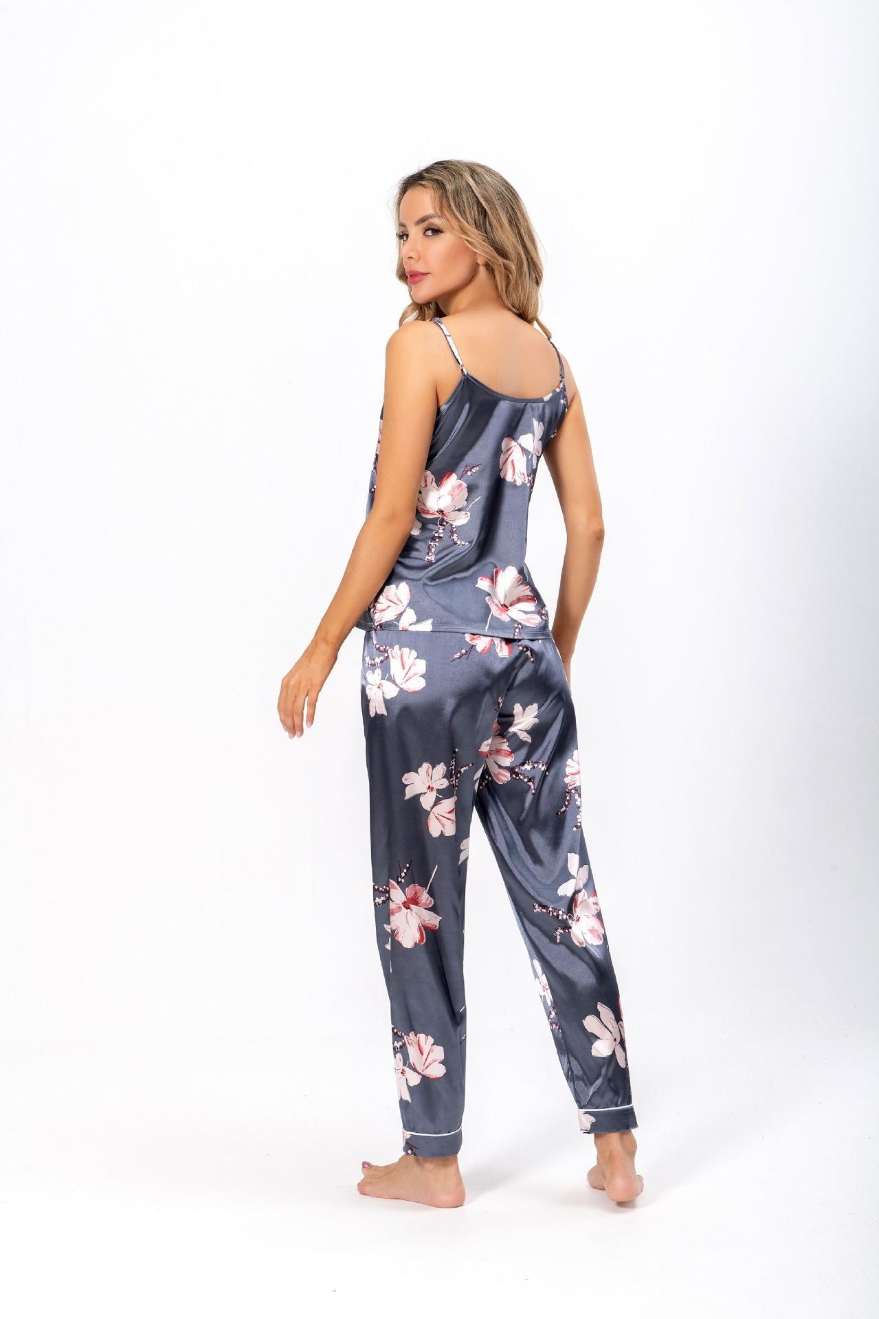 Silk Style Camisole Two-piece Set