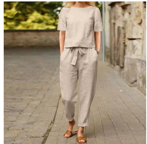 Casual Lace-up Women's Suit